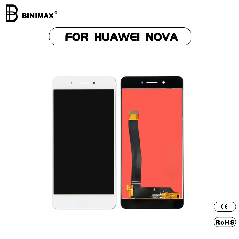 Mobil Phone LCD képernyő Binimax cserélhető kijelző HW nova számára
