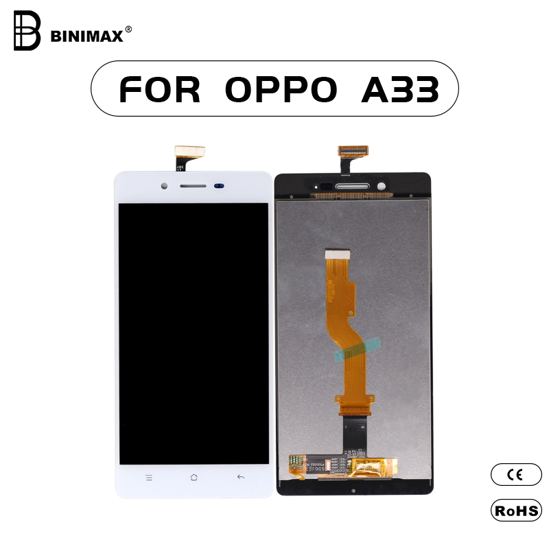 Mobiltelefon LCD- k képernyője az OPPO A33 mobil BINIMAX- helyettesítési megjelenítése